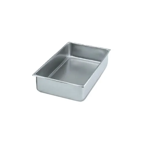 Vollrath 99740 Water Pan, Straight-Sided Stainless Steel, 20 23/32"x12 3/4"x4-3/8", Made in USA