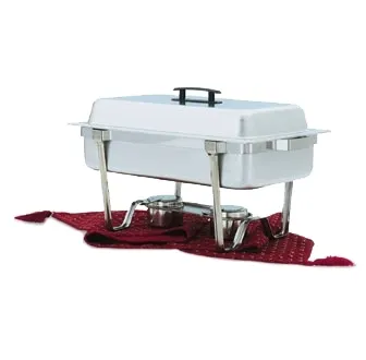 Vollrath 99850 Trimline II Chafer, 9‑Quart Stainless Steel, Stackable Frame, Kool‑Touch Handle
