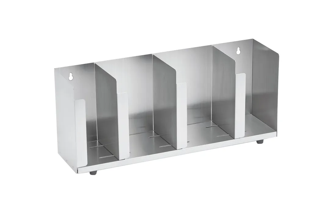 Vollrath CTL4 Horizontal (4) Section Adjustable Lid Organizer with Straw Holder