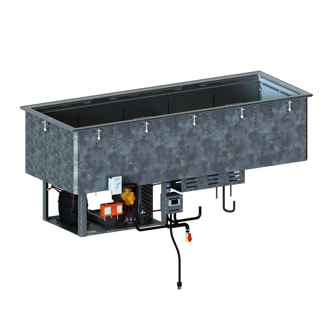 Vollrath FC-4C-05120-FA Refrigerated Cold Food Well Unit, Drop-In, 5-Well