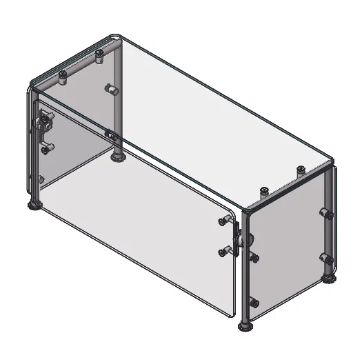 Vollrath FC-6BG-061C-HSL 6-Series Velocity Cafeteria-Style Breath Guard