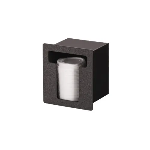 Vollrath FML-1 Lid Holder, 1 Column, Horizontal/Vertical, 6-1/2"W x 5-3/8"D x 7-1/4"H, Black Plastic