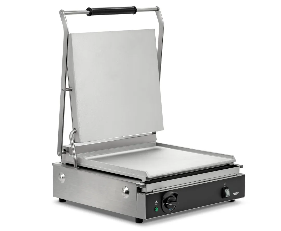 Vollrath PSG4-SSF120 Single Panini Sandwich Grill w/ Aluminum Smooth Plates, 120V