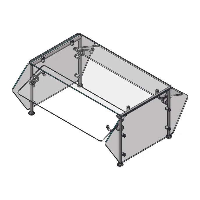 Vollrath SS-6BG-032S-HSL 6-Series Velocity Breath Guard, Double-Sided
