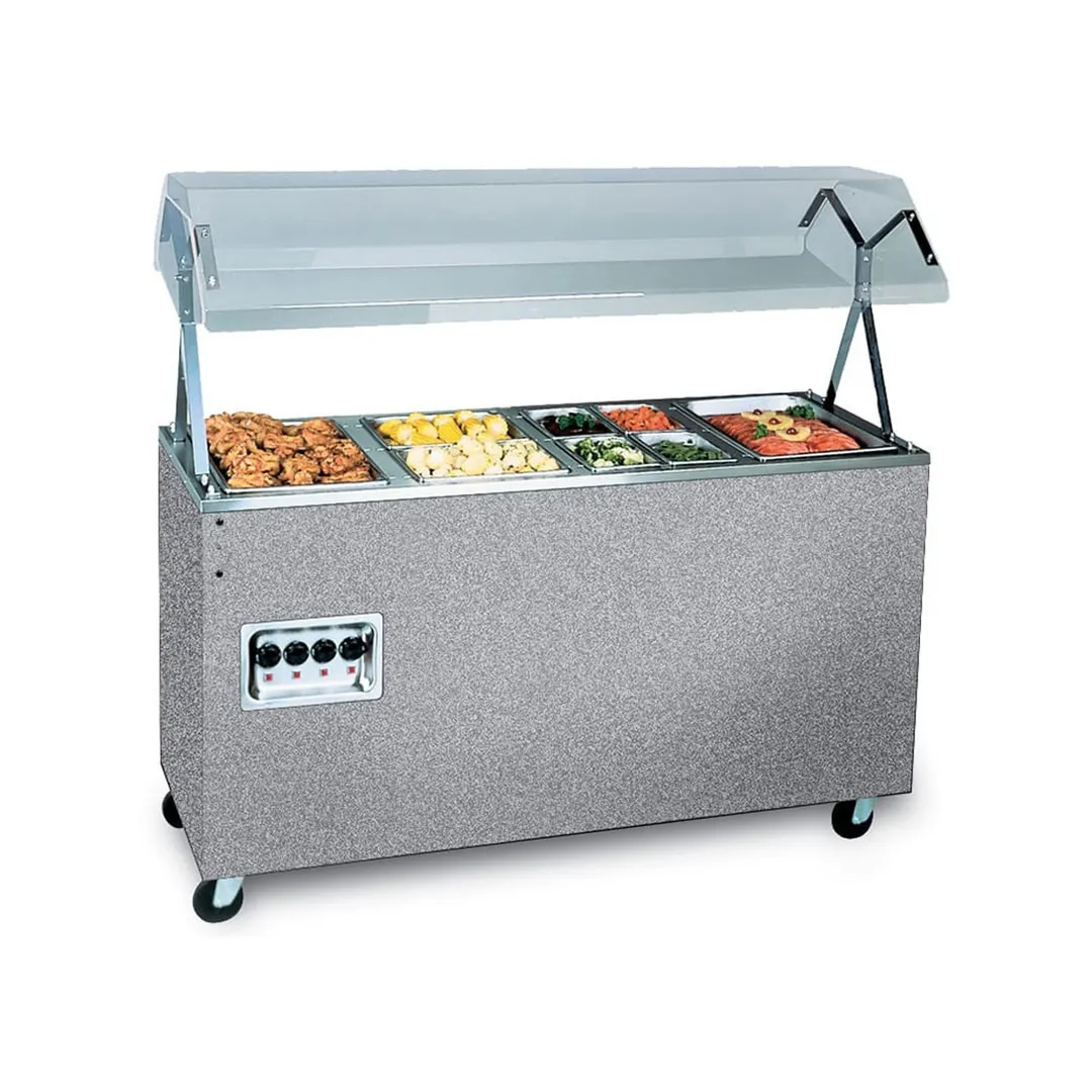 Vollrath T387702 60" 2-Series Affordable Portable™ (4) Sealed Well Hot Food Station Deluxe