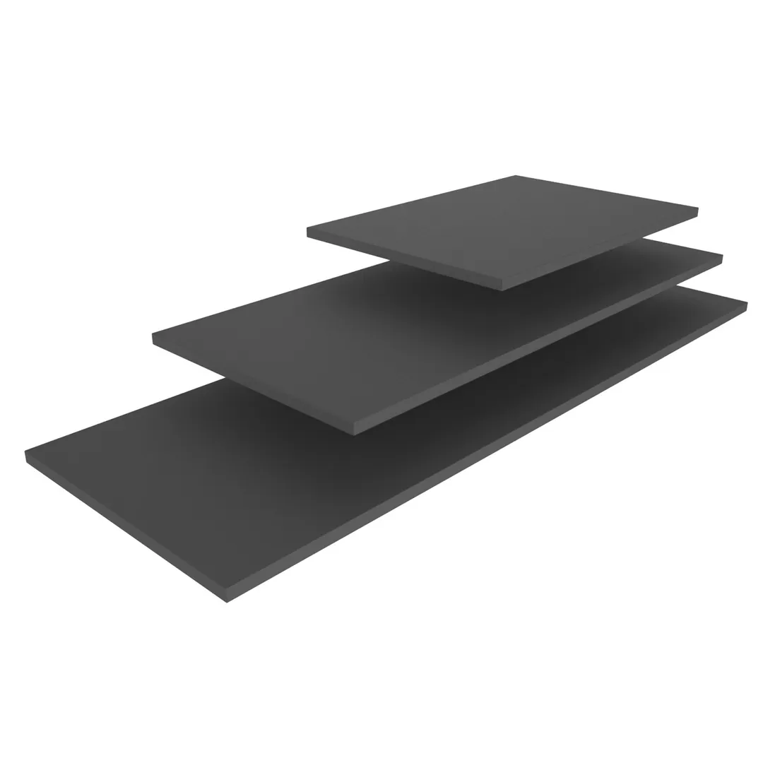 Vollrath V904652 Cubic Wide Short Shelf, 19-11/16"W x 13-3/4"D x 9⁄16"H, Wood, Black