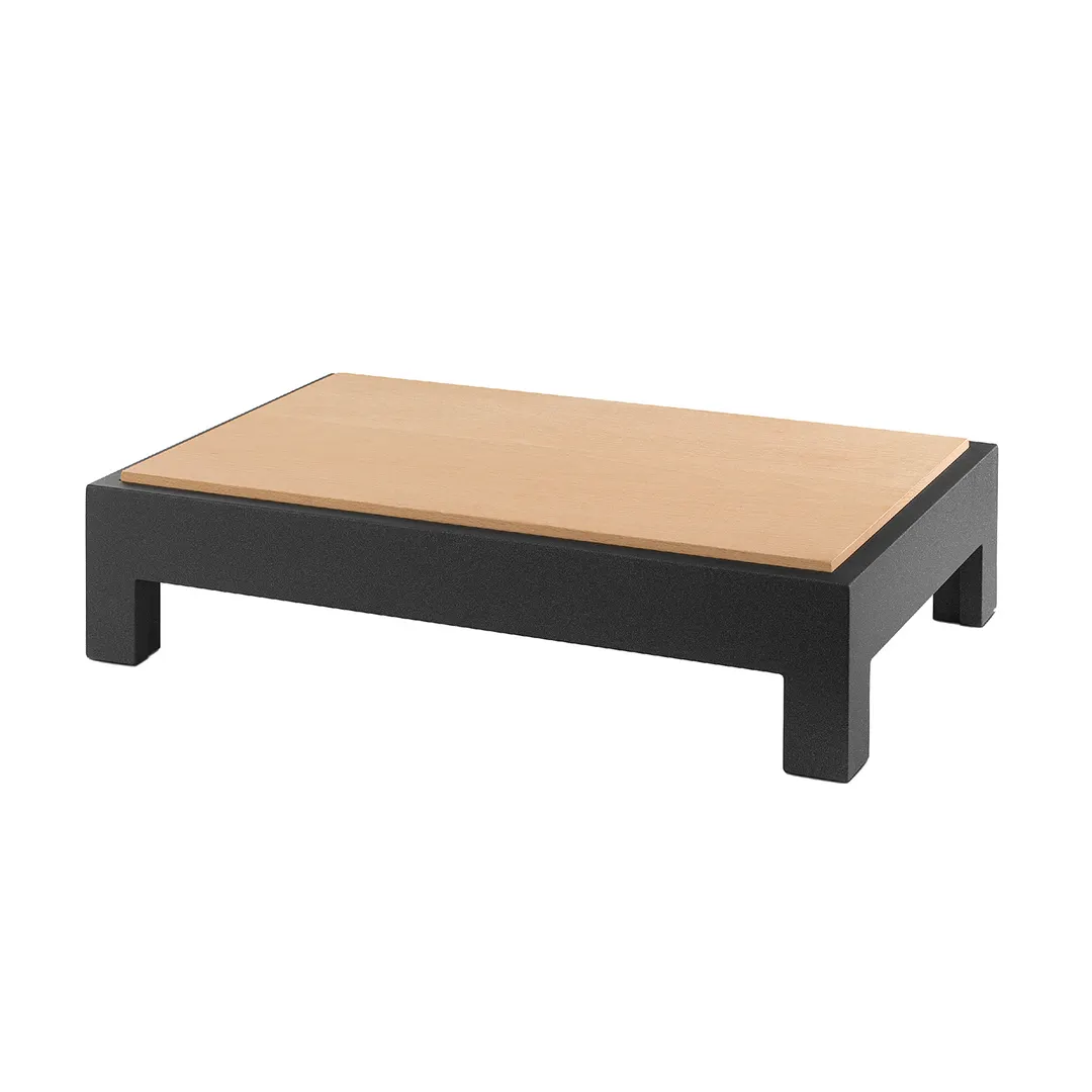 Vollrath V904850 Cubic Display Cutting Board Table, Short, 20-7/8"W x 12-3/4"D x 4-11/16"H, Wood