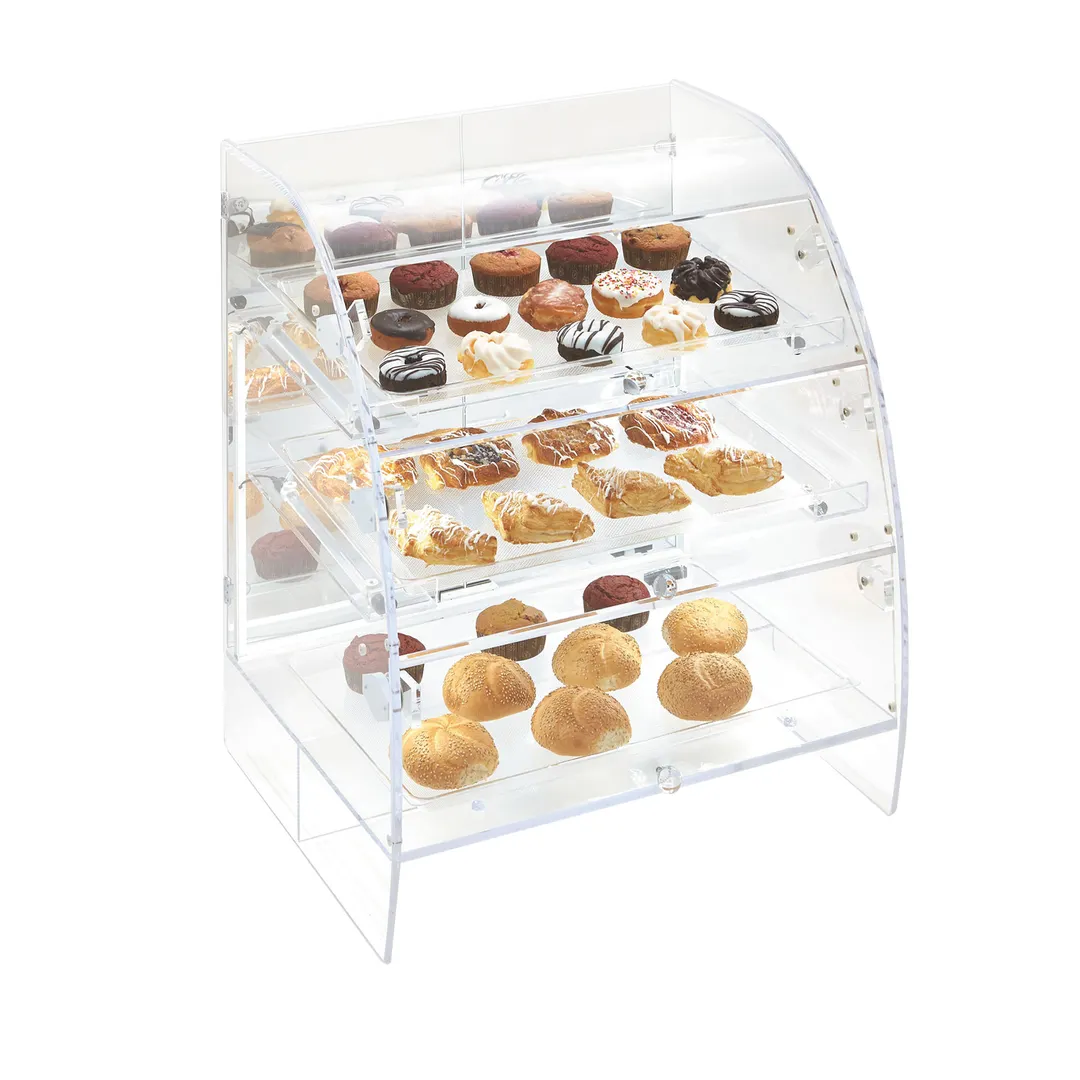 Vollrath XLBC3P-1826-13 Extra Large Display Case, Countertop, 3-Tier