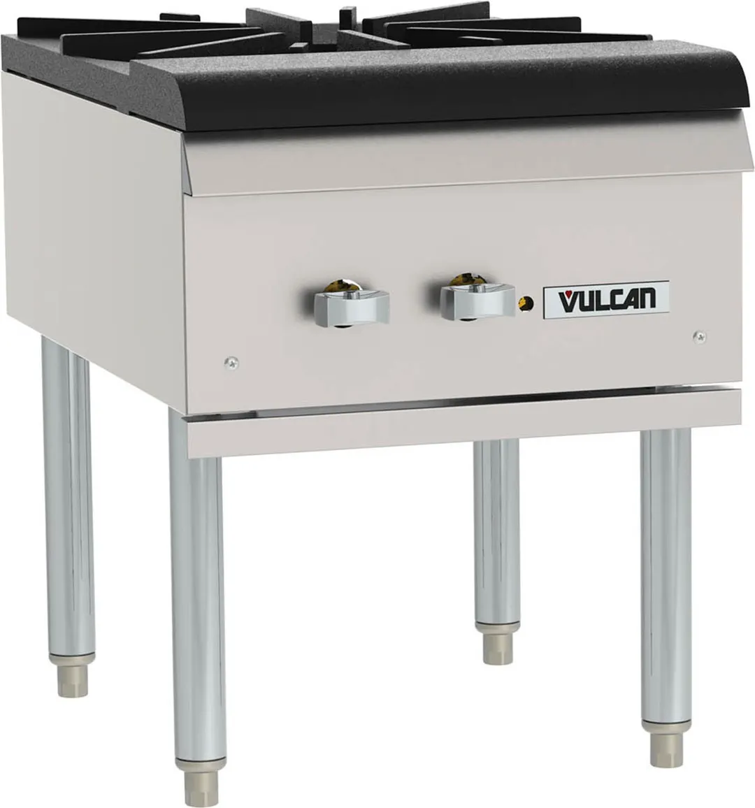 Vulcan VSP100 18" Gas Stock Pot Range w/ (1) Two Ring Burner, 110.000 BTU