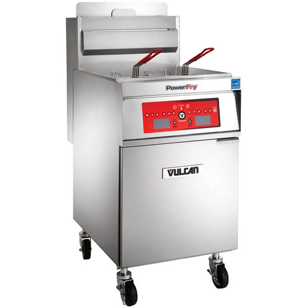 Vulcan 1TR65C 21" Floor Model Gas Fryer, 70 lb.