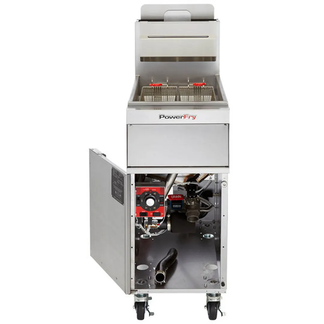 Vulcan 1VK45A 15" Floor Model Gas Fryer, 50 lb.