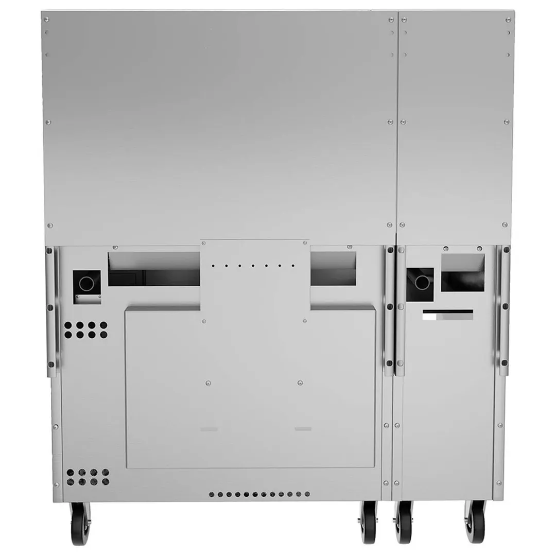Vulcan 48C-8B 48" Gas Restaurant Range w/ (8) Open Burners, (1) Convection Oven, (1) Cabinet Base, 275.000 BTU