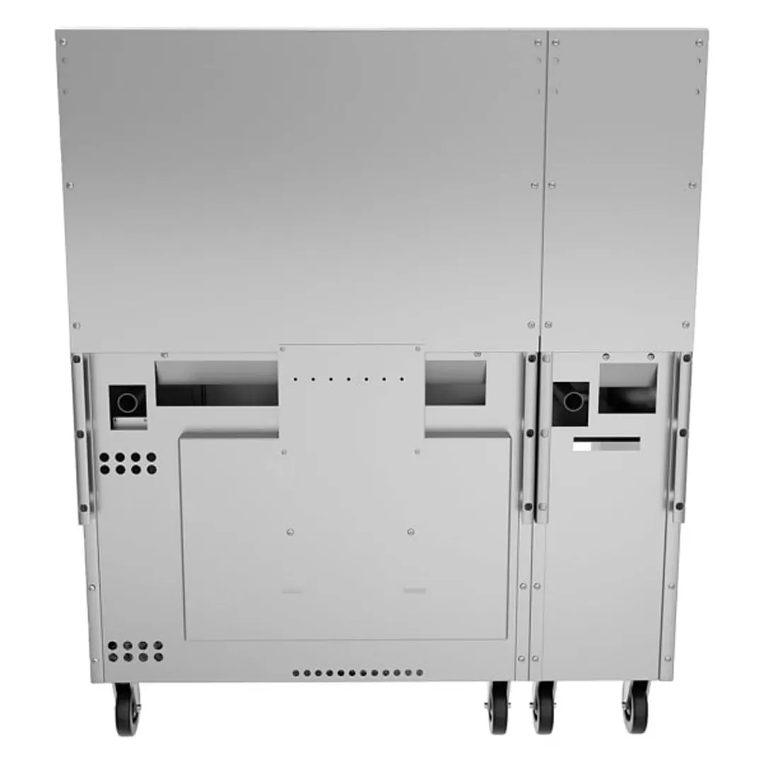 Vulcan 48S-8B 48" Gas Restaurant Range w/ (8) Open Burners, (1) Standard Oven, (1) Cabinet Base, 275.000 BTU