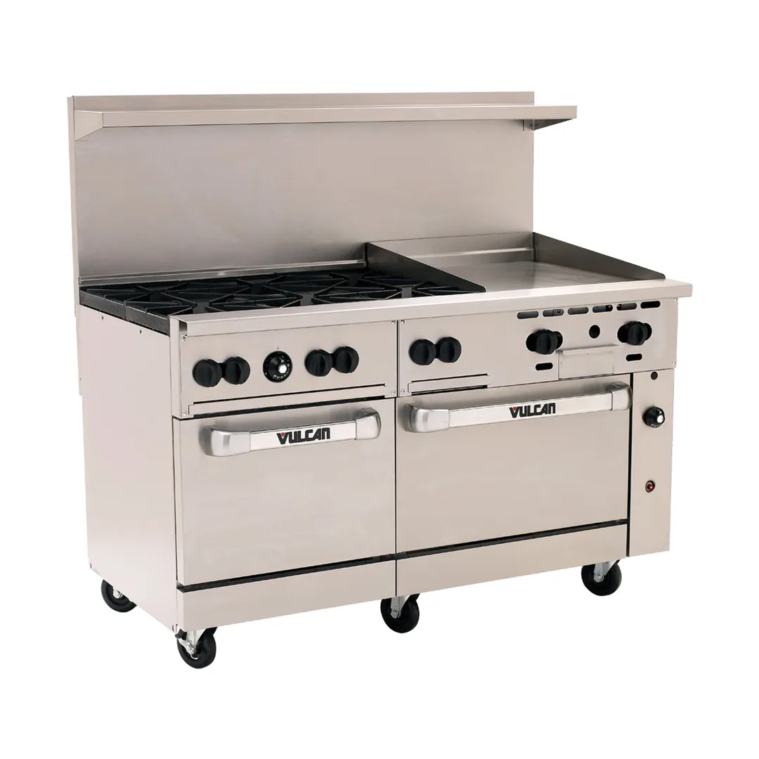 Vulcan 60SS-6B24G-QS-PLATINUM 60" Gas Restaurant Range