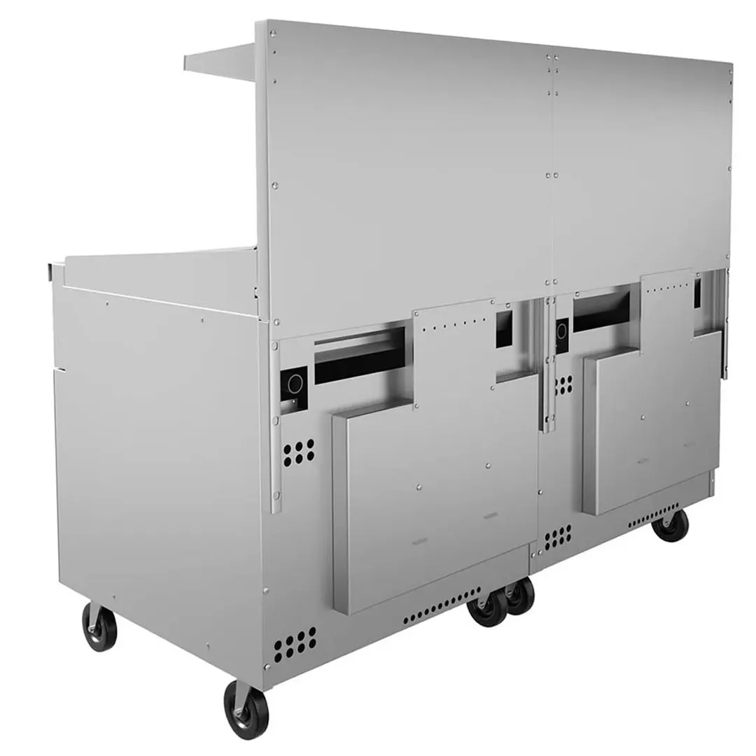 Vulcan 72CC-6B36G 72" Gas Restaurant Range w/ (6) Open Burners, 36" Griddle Right, (2) Convection Ovens, 310.000 BTU