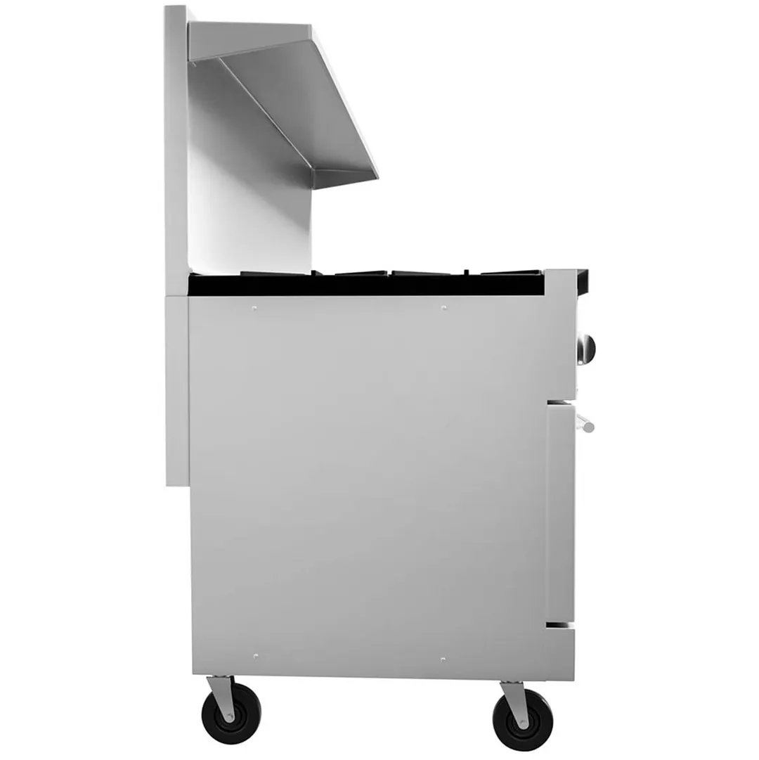 Vulcan 72SS-12B 72" Gas Restaurant Range w/ (12) Open Burners, (2) Standard Ovens, 430.000 BTU