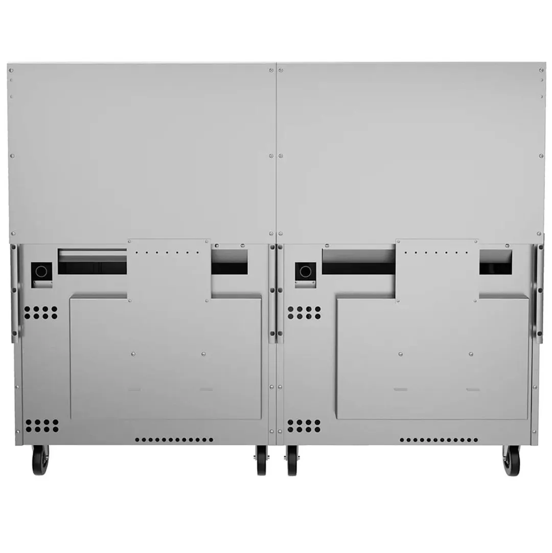 Vulcan 72SS-6B36GT 72" Gas Restaurant Range w/ (6) Open Burners, 36" Griddle Right w/ Thermostatic, (2) Standard Ovens, 310.000 BTU