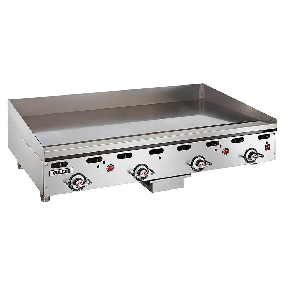 Vulcan 948RX-30 48" Countertop Gas Griddle, Snap-Action Thermostat, 30" Deep, 108.000 BTU