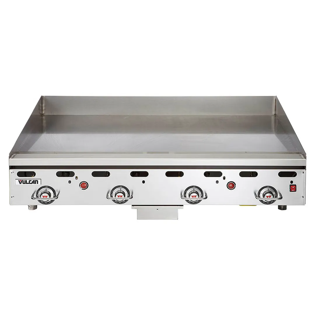Vulcan 948RX-30 48" Countertop Gas Griddle, Snap-Action Thermostat, 30" Deep, 108.000 BTU
