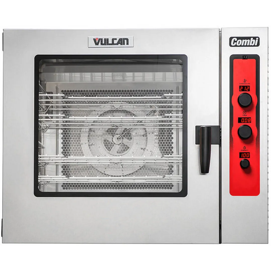 Vulcan ABC7E-480 Full Size 7 Pan Electric Combi Oven w/ Manual Controls, Boilerless, 480V