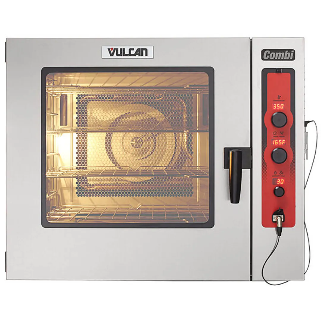 Vulcan ABC7G-PROP Full Size 7 Pan LP Gas Combi Oven w/ Boilerless, Dial Controls, 80.000 BTU