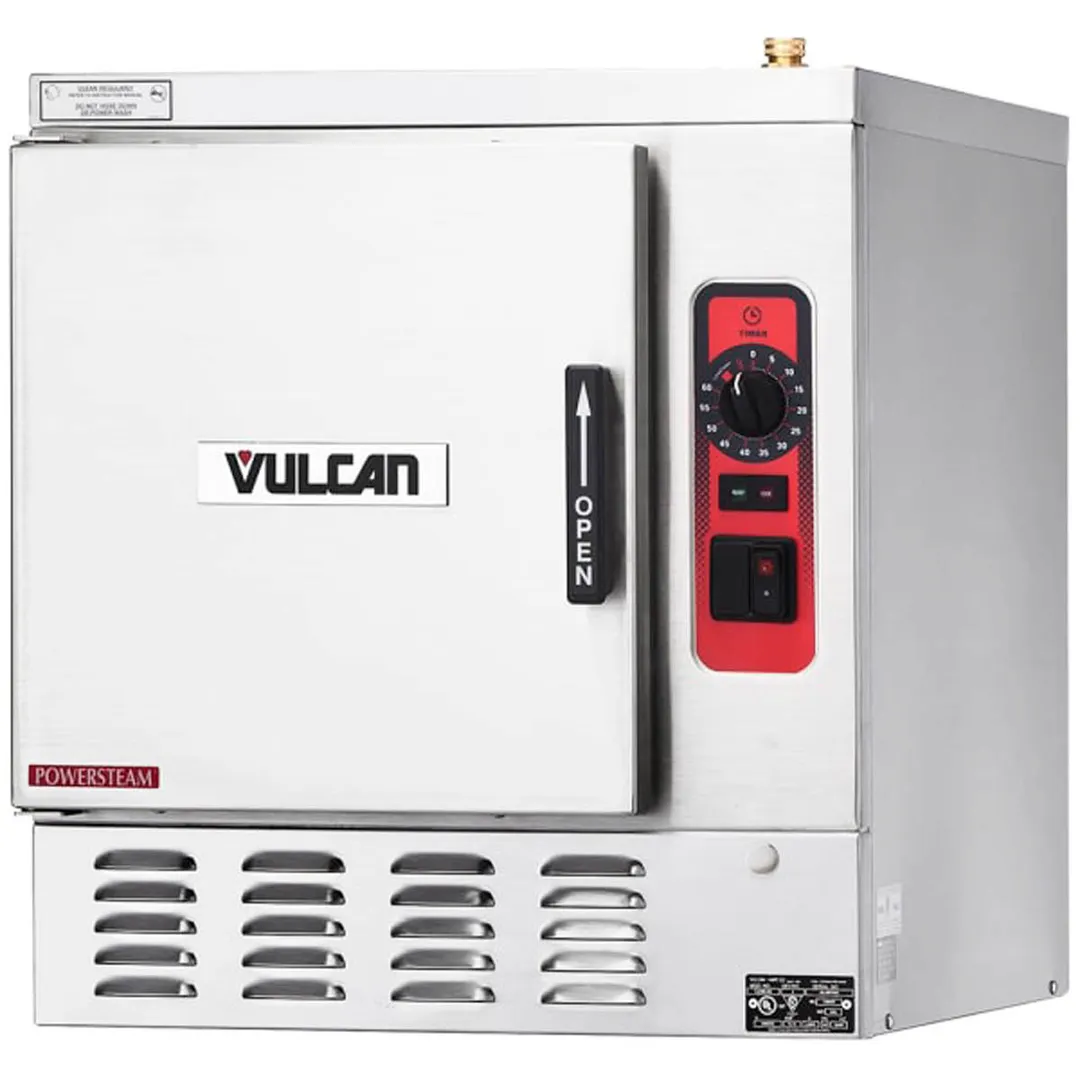 Vulcan C24EA5 PS PowerSteam 5 Pan Countertop Electric Convection Steamer w/ Professional Controls