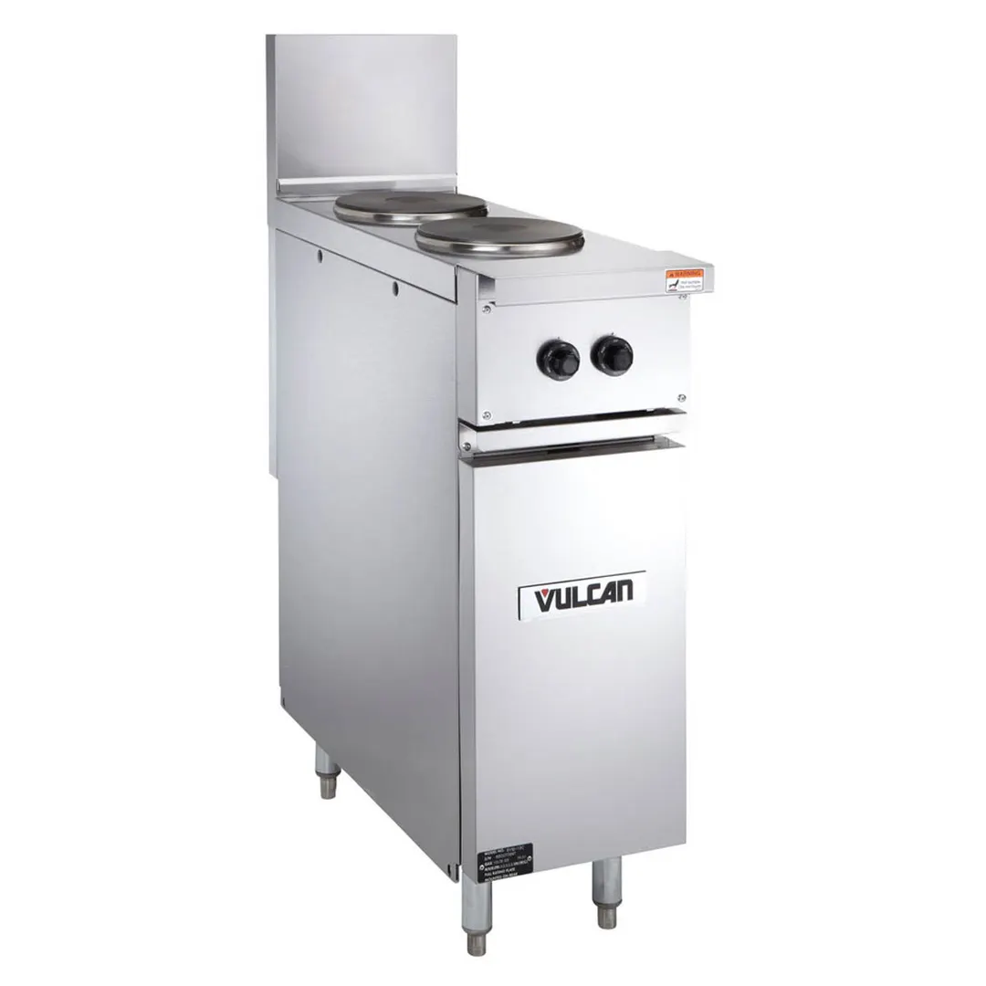 Vulcan EV12-2FP208 Expando Range, Electric, 12", (2) 2.0 Kw 9-1/2" French Plates