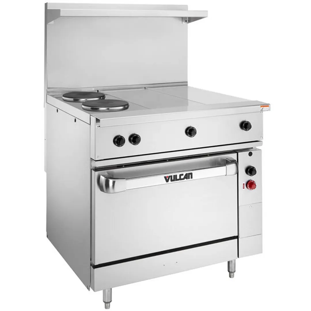 Vulcan EV36S-2FP2HT480 Restaurant Range, Electric, 36"
