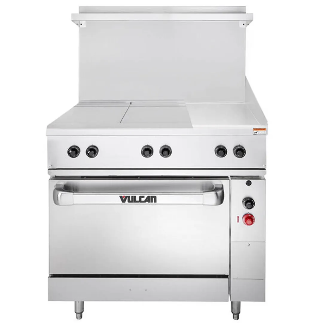 Vulcan EV36S-2HT12G208 Restaurant Range, Electric, 36", (2) Hot Tops