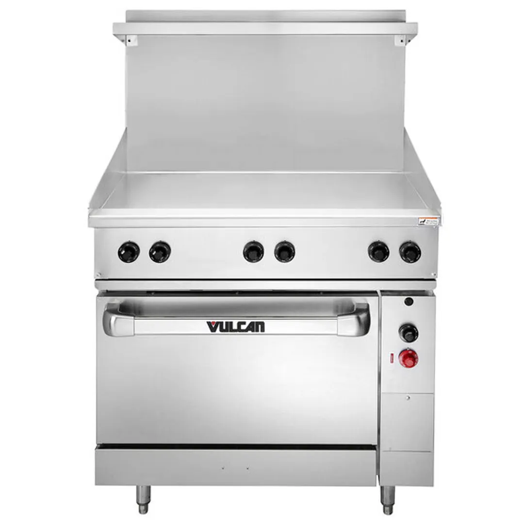 Vulcan EV36S-36G480 Restaurant Range, Electric, 36", (1) Griddle
