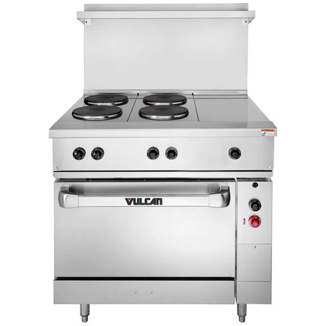 Vulcan EV36S-4FP1HT480 Restaurant Range, Electric, 36"