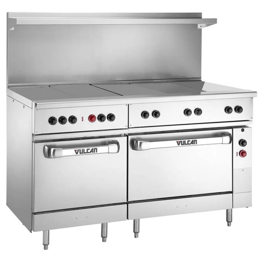 Vulcan EV60SS-5HT480 Restaurant Range, Electric, 60", (5) Hot Tops