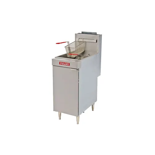 Vulcan LG300-QS-PLATINUM 15" Quick Ship Floor Model Full Pot Gas Fryer, 40 lbs, 90.000 BTU