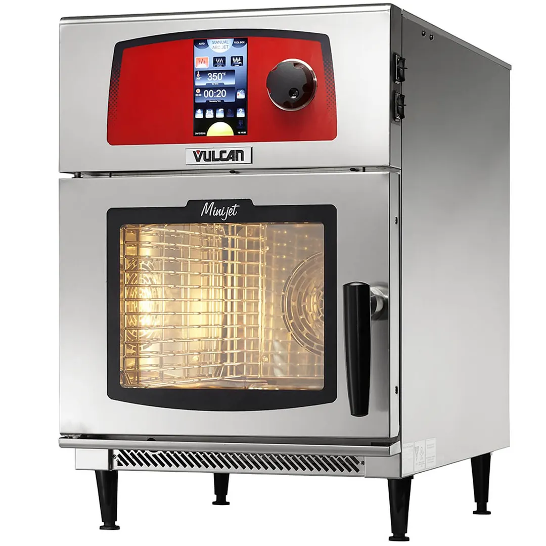 Vulcan MINI-JET Mini Size 4 Pan Electric Combi Oven w/ Touch & Knob Controls, Boilerless, 208V