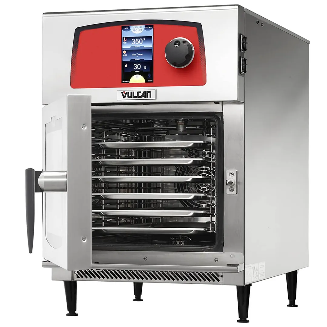 Vulcan MINI-JET Mini Size 4 Pan Electric Combi Oven w/ Touch & Knob Controls, Boilerless, 208V