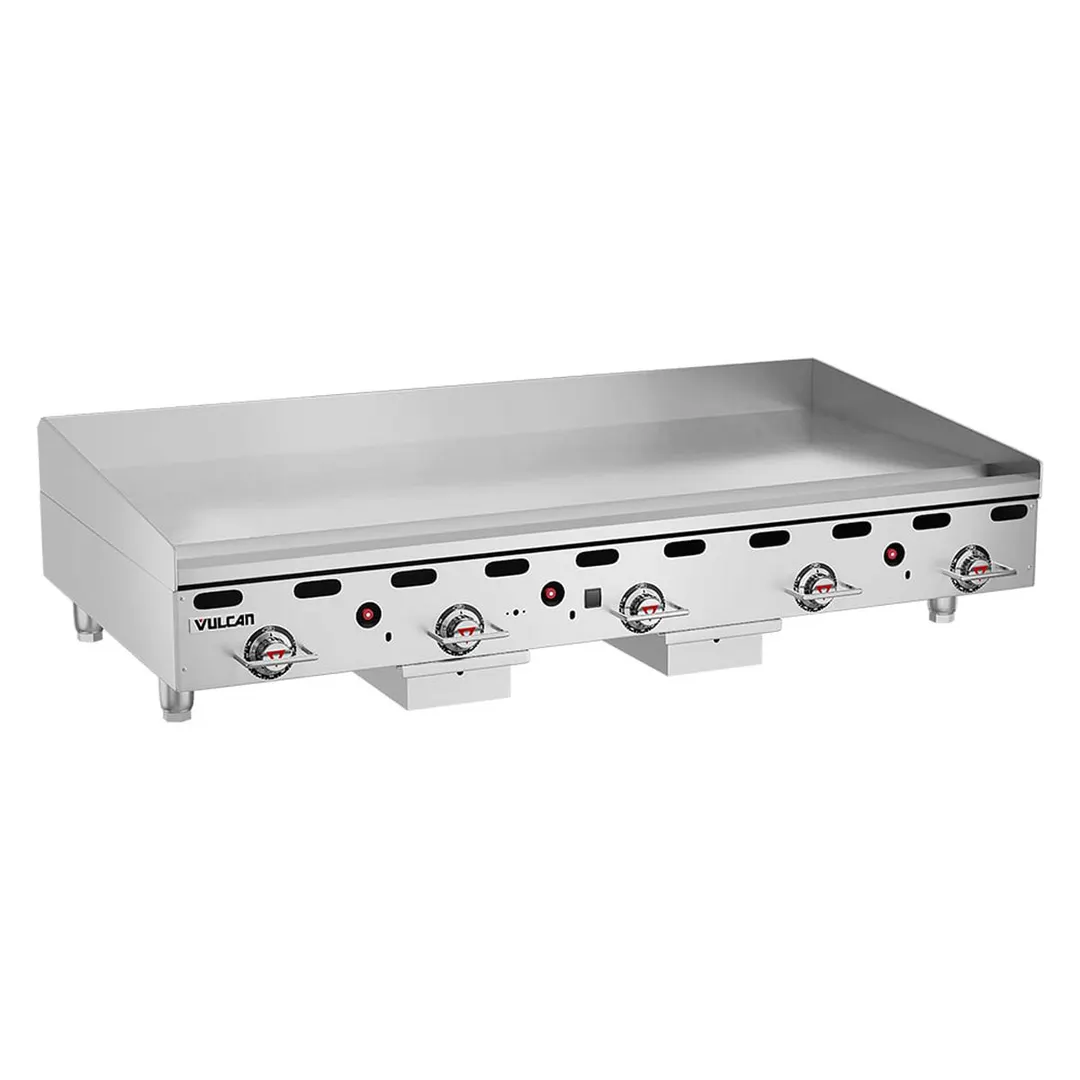 Vulcan MSA60-30 60" Countertop Gas Griddle, Snap-Action Thermostat, 30" Deep, 135.000 BTU