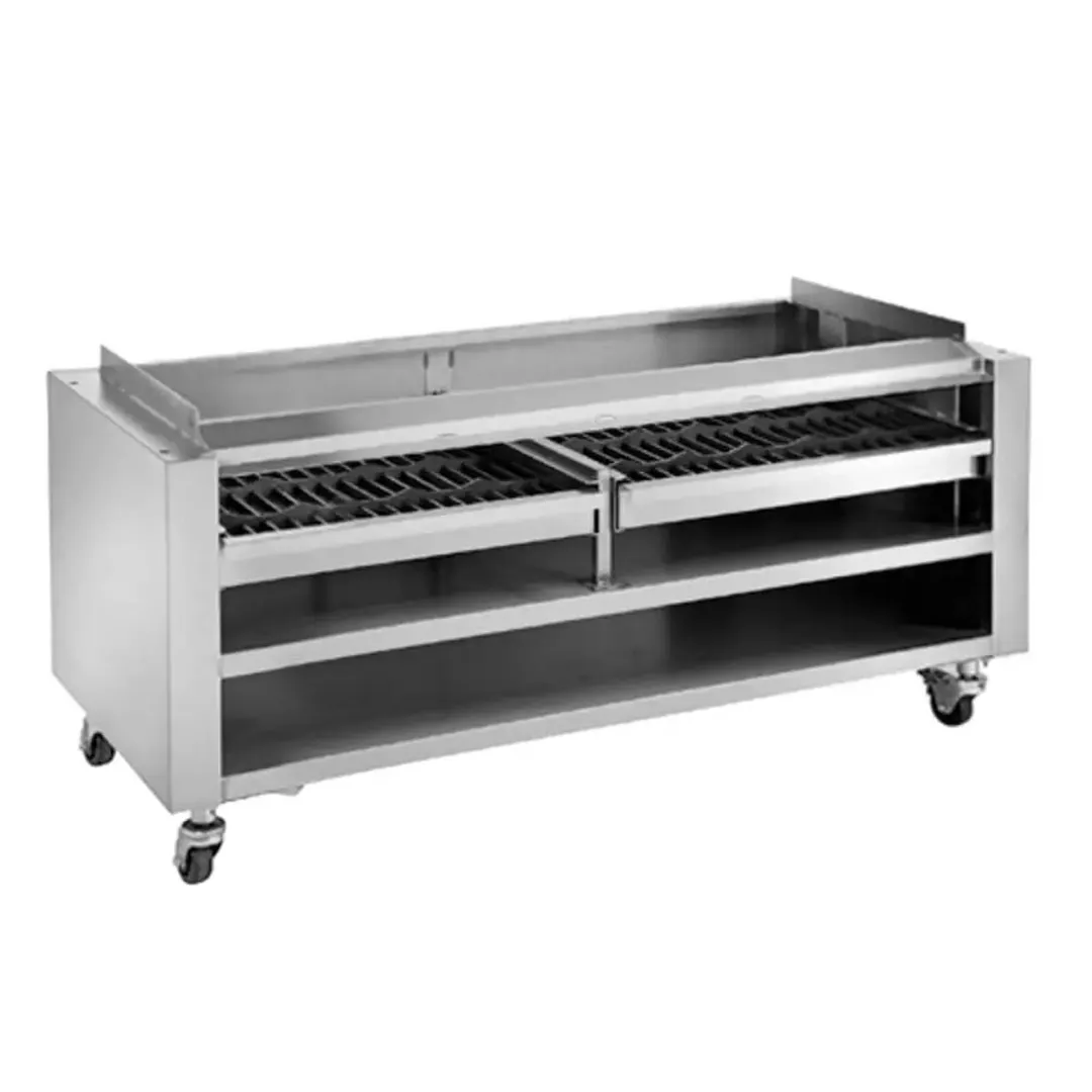 Vulcan SMOKER-VCCB60 Wood Assist Smoker Base, Includes: Undershelves