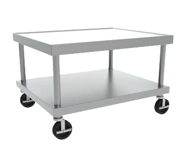Vulcan STAND/C-24 Mobile Equipment Stand w/ Undershelf, 26"W x 24"H, 1/2" Marine Edge