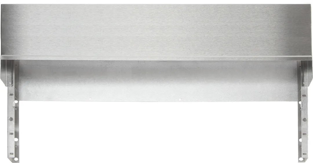 Vulcan STUB10-XL36 36" x 10" Stainless Steel Backguard Flue Riser for 36" Ranges, without Shelves
