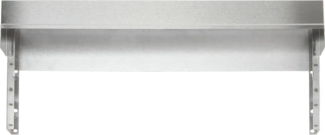 Vulcan STUB4-XL36 36" x 4" Stainless Steel Backguard Flue Riser for 36" Ranges, without Shelves
