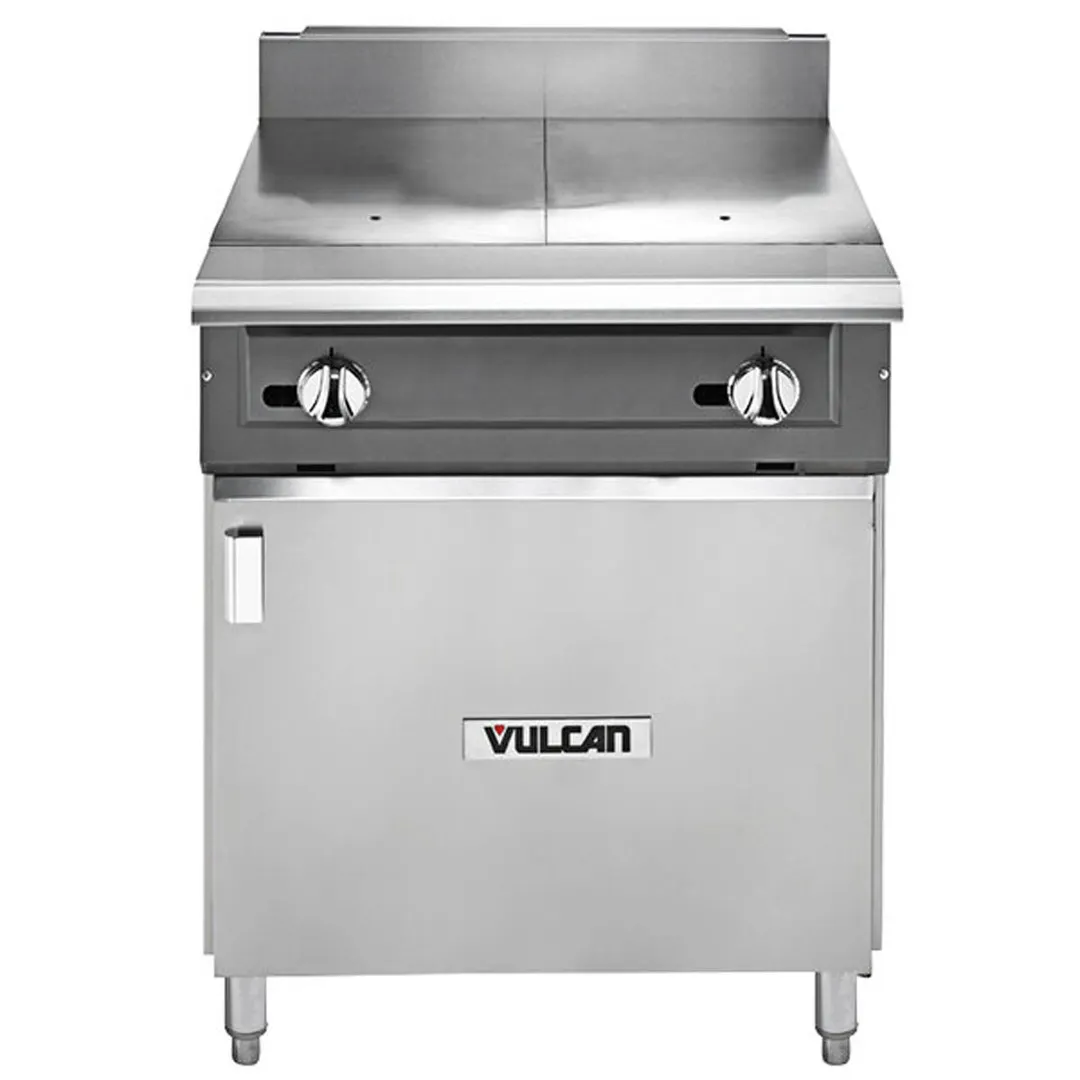 Vulcan V224HB 24" Gas Heavy Duty Range w/ (2) Hot Tops, (1) Cabinet Base, 60.000 BTU