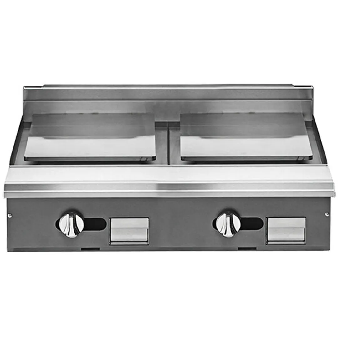 Vulcan V2P36 36" Gas Heavy Duty Range w/ (2) Planca Griddles, Modular Base, 35.000 BTU