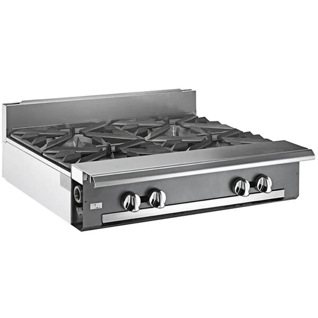 Vulcan V4B36 36" Gas Heavy Duty Range w/ (4) Open Burners, Modular Base, 140.000 BTU