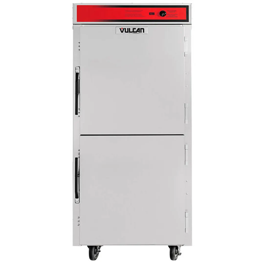 Vulcan VBP15LL 1-Section Dutch Door Heated Holding Cabinet, 30-Pan 18"x26" Capacity, Stainless Steel