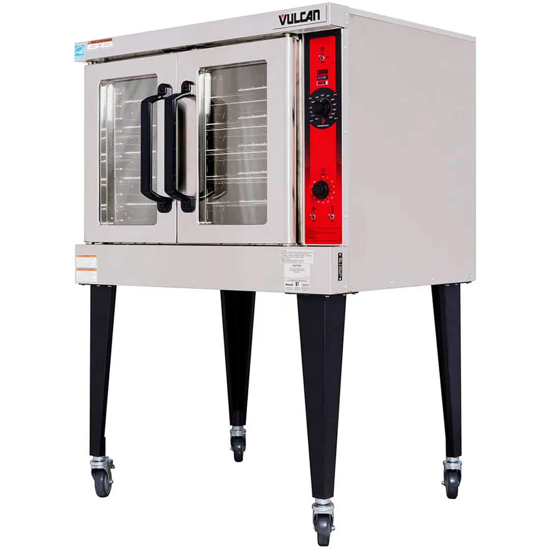 Vulcan VC4EC Full Size Electric Convection Oven with Single Deck, Computer Controls