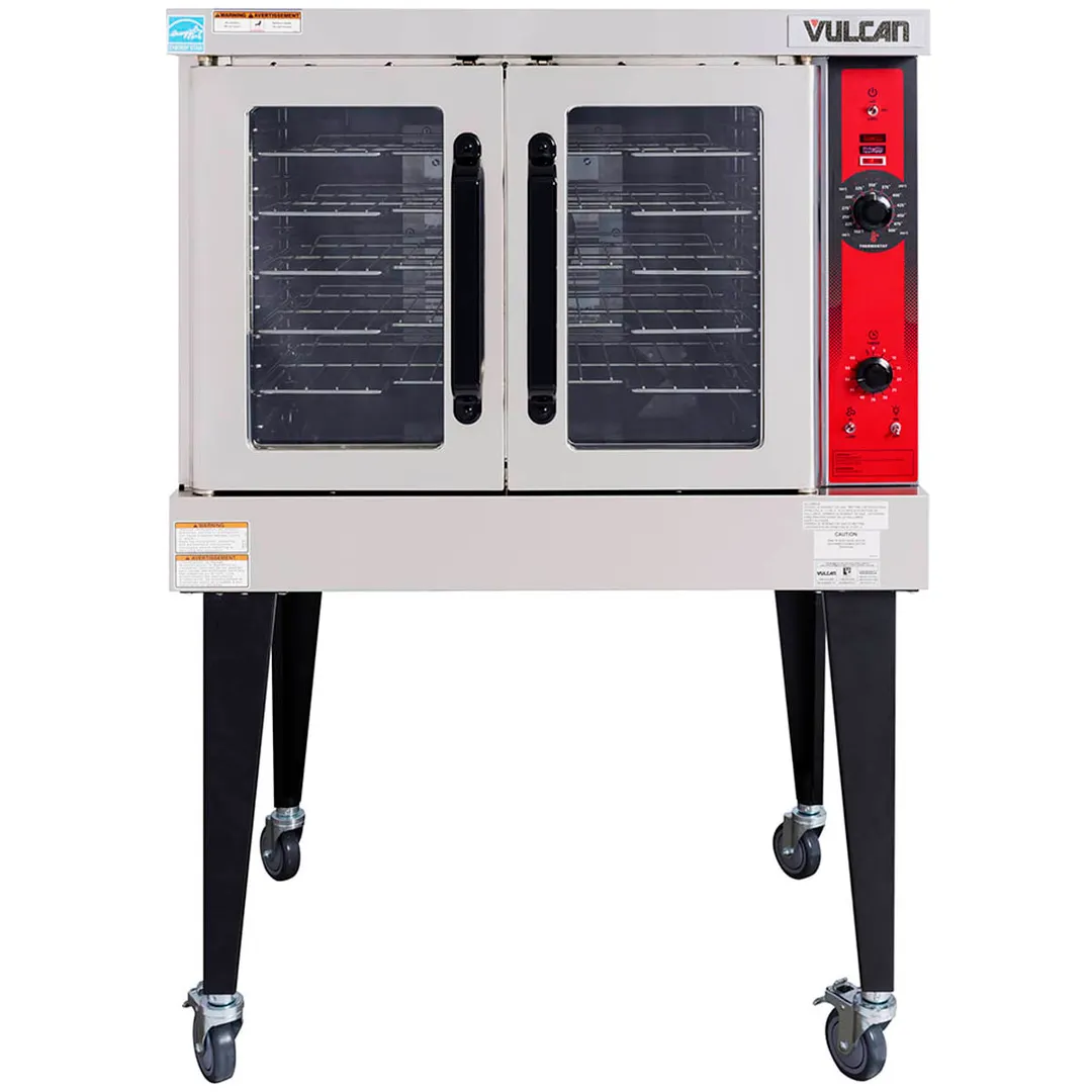 Vulcan VC4GC Single-Deck Full-Size Gas Convection Oven w/ Solid State Controls, 50.000 BTU