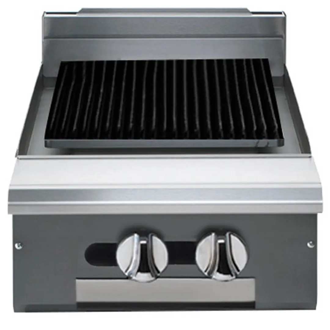 Vulcan VCBB18 18" Gas Heavy Duty Range w/ 18" Full Charbroiler, Modular Base, 49.000 BTU