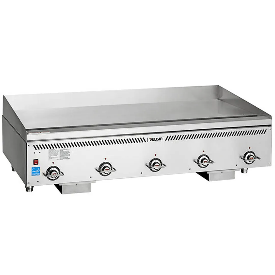 Vulcan VCCG60-IR 60" Countertop Gas Griddle, Infrared Burners, 1" Chrome Plate, 120.000 BTU