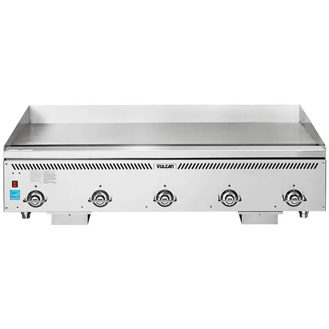 Vulcan VCCG60-IR 60" Countertop Gas Griddle, Infrared Burners, 1" Chrome Plate, 120.000 BTU