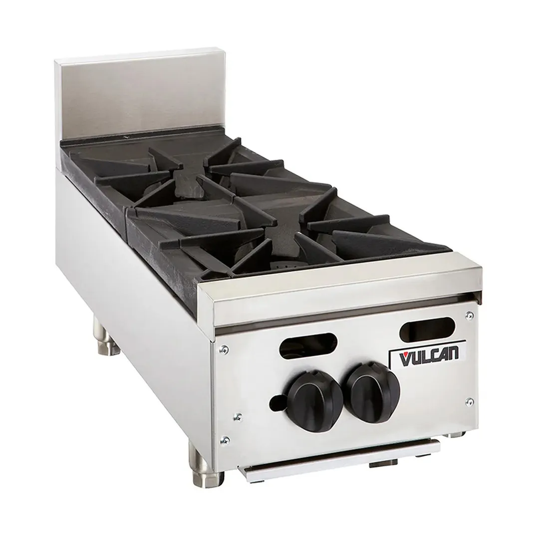 Vulcan VCRR24 24" Countertop Gas Hotplate with (2) Burners, Infinite Controls, 40.000 BTU